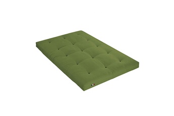 Matelas Terre De Nuit Matelas futon vert pistache coeur en latex 160x200