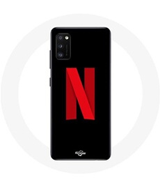 Coque pour Oppo A16 Netflix Logo rouge fond noir