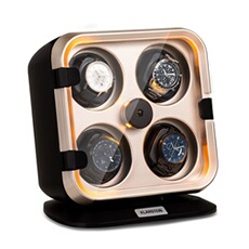 Acheter Remontoir montre - Clover - 4 montres - 3 rotations - 4 vitesses - LED - Doré Bon état - 152,99 € Remontoir montre - Clover - 4 montres - 3 rotations - 4 vitesses - LED - Doré Bon état - Klarstein reconditionné disponible sur Darty