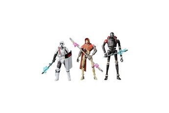 Figurine pour enfant Hasbro Star wars jedi : survivor vintage collection gaming greats - pack 3 figurines 2022 special 10 cm