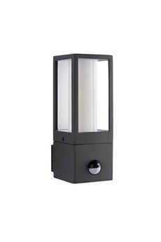 lanterne saxby lighting saxby lantern applique d'extérieur détecteur de mouvement peinture grise texturée ip44