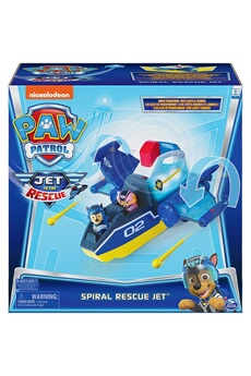 Figurine pour enfant Spin Master Spin master 6058266 - pat patrouille jet rescue spiral jet chase figurine et avion