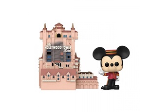 Figurine pour enfant Funko Walt disney word 50th anniversary - figurine pop! Hollywood tower hotel and mickey mouse 9 cm