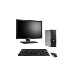 Ordinateur de bureau - ProDesk 400 G3 Tour - 8Go - HDD 500Go + Ecran 22