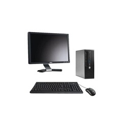 Ordinateur de bureau - ProDesk 400 G3 Tour - 8Go - SSD 256Go + Ecran 20 - Intel Core i3 - 8 - 256 - Windows 10 Famille 64bits