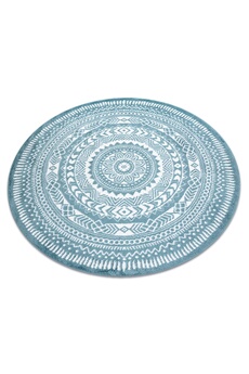 Tapis pour enfant Rugsx Tapis fun napkin, serviette de table cercle - bleu cercle 140 cm