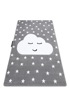 Tapis pour enfant Rugsx Tapis petit cloud nuage étoiles gris 160x220 cm