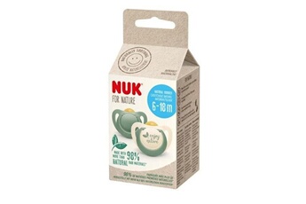 Sucette bébé Nuk Nuk lot 2 sucettes - 6-18 mois - eucalyptus