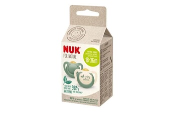 Sucette bébé Nuk Nuk lot 2 sucettes - 18-36 mois - eucalyptus