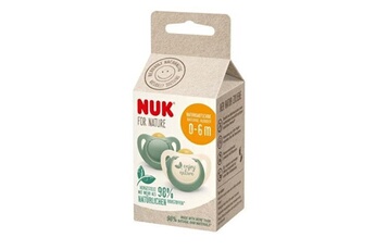 Sucette bébé Nuk Nuk lot 2 sucettes - 0-6 mois - eucalyptus