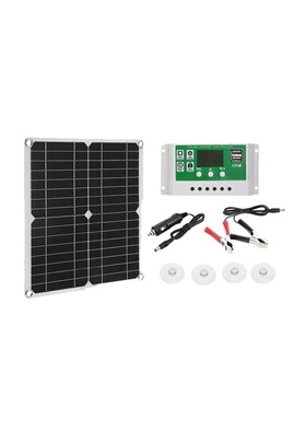 Panneau solaire GENERIQUE Kit de panneaux solaires 200W, 60a, 12V
