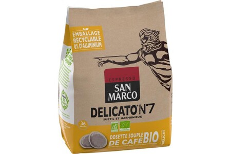 Dosette café San Marco Dosettes bio delicato n°7 san marco