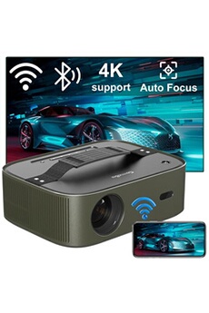 Vidéoprojecteur GENERIQUE GammaBai Vast- Vidéoprojecteur Full HD Bluetooth Wifi Supporte 4K Rétroprojecteur 1080p Native Projecteur Wifi Auto Focus Keystone
