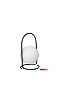 autres luminaires pegane lampe d'extérieur en métal coloris blanc - d. 18 x h. 29 cm - -