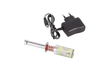 Accessoires circuits et véhicules Hobby Tech Kit chargeur chauffe-bougie avec socket 1800 mah nimh