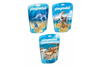 Playmobil PLAYMOBIL Jouet collection le zoo - 3 packs