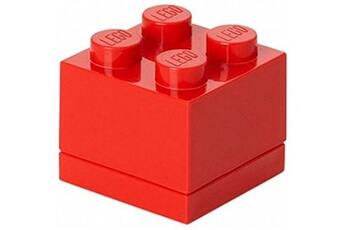 Lego Lego Mini pierre de rangement 4 plots 4,6 x 4,3 cm polypropylène noir