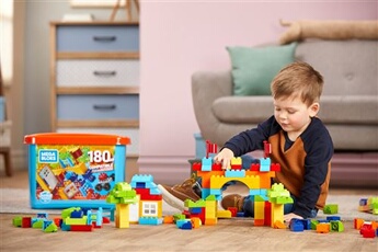 Autres jeux de construction Mega Bloks Jeu de construction junior builders 180 pièces