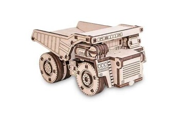 Autres jeux de construction Ewa Eco-wood-art Eco-wood-art kit de maquettes de mini-camions en bois belaz 106 pièces