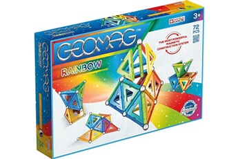 Autres jeux de construction Geomag Geomag jeu de construction rainbow junior 72 pièces