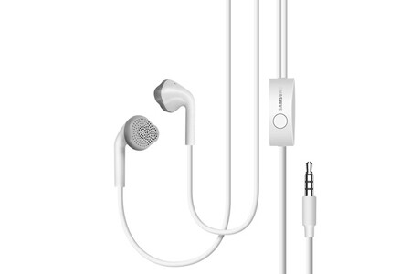 Ecouteurs Samsung Écouteurs filaires jack 3.5mm micro et télécommande original samsung blanc