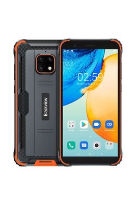 Smartphone Blackview Bv4900 pro 5. 7 pouces hd+ mediatek helio p22 mt6762 4go 64go android 10 orange