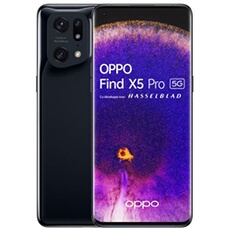 Smartphone Find X5 Pro 6.7 Pouces WQHD Qualcomm Snapdragon 8 12Go RAM 256Go 5G 5000mAh Android 12 Noir