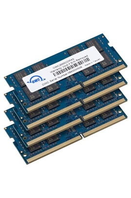 Mémoire RAM OWC Mémoire RAM 2666DDR4S32S 32Go (4x8Go) DDR4 2666MHz CL18  Bleu