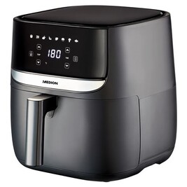 Friteuse à Air Chaud MEDION P20 XXL – Double Chambre 8,7 L, 2600 W, 10 Programmes, Fenêtre De Contrôle – Fonctions Dual Cook & Sync Finish