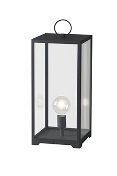 lampe à poser fan europe mirage - lanterne de lampe de table portable d'extérieur, anthracite, ip44, e27