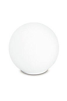 lampe à poser fan europe lampd lampe à poser globe blanc 15x16cm