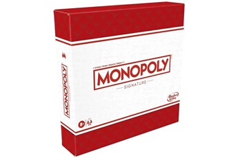 Autres jeux créatifs Monopoly Monopoly signature, jeu de plateau pour enfants, jeu de societe des 4 ans, version francaise
