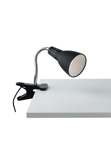 lampe à poser fan europe luce_ambiente_design - lampe de travail de table à pince réglable, noir, e14