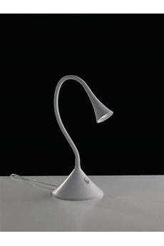 lampe à poser fan europe newton lampe de bureau de lecture led blanc 240lm 4000k 0 13x51cm