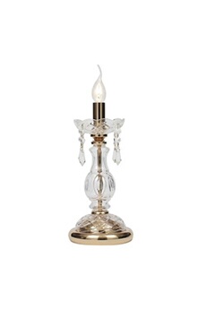 lampe à poser fan europe monalisa lampe à poser or, cristal 15x41cm