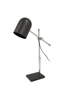 lampe à poser generique lampe à poser industriel celeste 54cm noir & argent