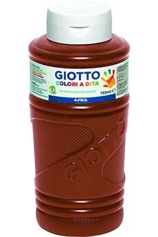 Autres jeux créatifs Giotto Giotto 5360 28 peinture pour les doigts marron 750 ml