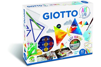 Accessoire modélisme Giotto Giotto art lab easy painting kit créatif pour peinture, couleurs assorties