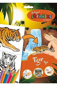 Autres jeux créatifs Shrinkles Shrinkles wz063original world wildlife tigre fin lot