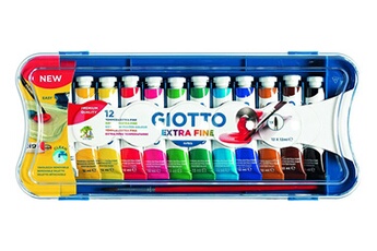 Autres jeux créatifs Giotto Giotto 304000 - tempera extra in tubetto 12 ml, 12 colori, 12 pezzi