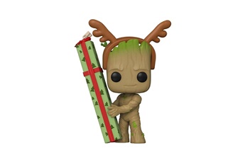 Figurine pour enfant Funko Guardians of the galaxy holiday - figurine special pop! Groot 9 cm