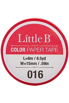 Autres jeux créatifs Little B Little b couleur ruban adhésif 15mm x 6m rouge, acrylique, multicolore, 3pièces