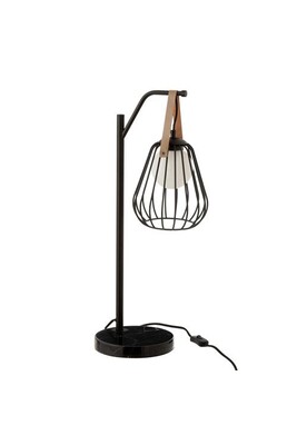 Lampe à poser GENERIQUE Lampe à Poser Design Ignes 63cm Noir