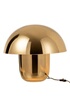 Maison et Styles Lampe de table champignon 50 cm en métal doré photo 2