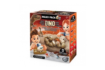 Autre jeux éducatifs et électroniques BUKI Dino egg maxi pack 12 oeufs à fouiller et creuser