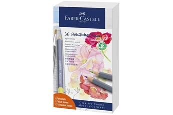 Autres jeux créatifs FABER CASTELL Faber-castell - goldfaber aqua watercolour pencil tin of 36