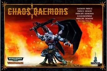 Figurine de collection Games Workshop Warhammer aos & 40k - daemons of khorne prince dã mon
