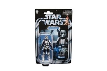 Figurine de collection Hasbro Star wars the vintage - f2708 - collection gaming greats - figurine articulée 10cm - shock scout trooper