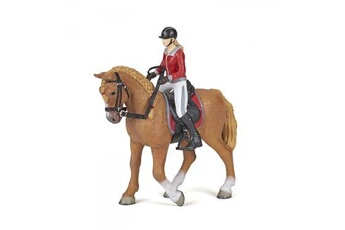 Figurine de collection Papo Papo - cheval de promenade et sa cavalière -