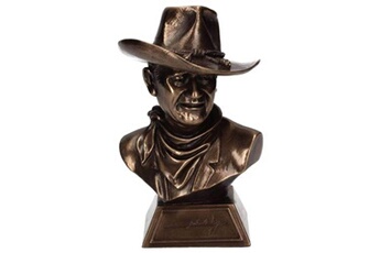 Figurine de collection GENERIQUE John wayne petit collectables bronze bust - 18cm